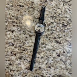 VTG 1977 Original Darth Vader Star Wars Wrist Watch & Band Bradley Swiss-Made